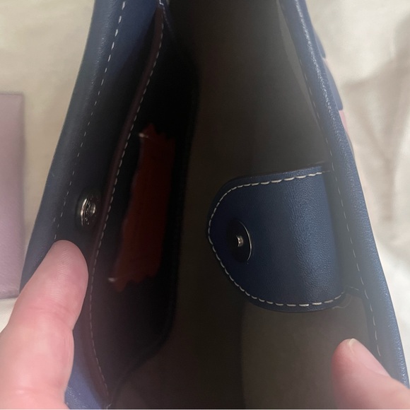 Coachtopia ergo bag deep purple/ice blue matching ice purple mini wallet - Picture 2 of 5